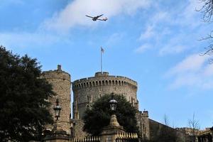 Windsor in the UK in November 2020. A view of Windsor Castle photo