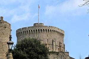 windsor en el reino unido en noviembre de 2020. una vista del castillo de windsor foto