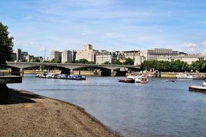 A view of the River Thames near St Pauls Cathedral photo