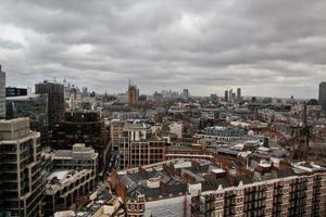 An aerial view of London photo