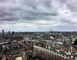 una vista aerea de londres foto