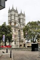 A view of Westminster Abbey in London photo