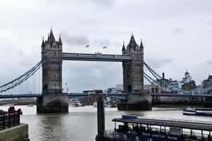 A view of the River Thames showing Tower Bridge photo