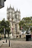 A view of Westminster Abbey in London photo