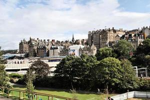 una vista panorámica de edimburgo en escocia foto