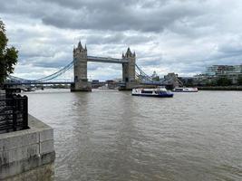 A view of the River Thames in London photo