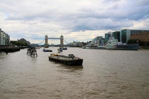 A view of the River Thames in London photo