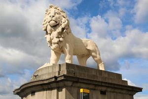 A view of the Southbank Lion photo