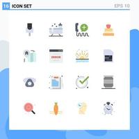 16 Creative Icons Modern Signs and Symbols of map home help education pen Editable Pack of Creative Vector Design Elements