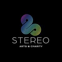 stereo gradient logo design template inspiration vector