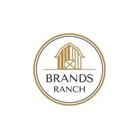 barn ranch logo design template inspiration vector