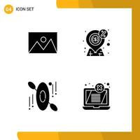 Solid Glyph Pack of Universal Symbols of appliances present house finance hotel Editable Vector Design Elements