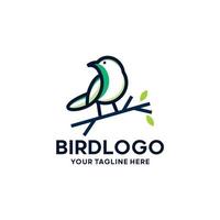 Small Bird Logo Design Template Inspiration - Vector