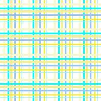 Scottish tartan plaid fabric line yellow blue color seamless patterns. Geometric motif vintage retro modern style. Fabric madras pattern minimal folk print vector. Design for backdrop clothing textile vector