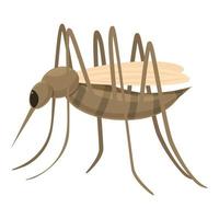 vector de dibujos animados de icono de mosquito. protección contra insectos