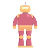 Tech robot icon cartoon vector. Kid program vector