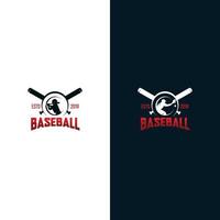 Set of Baseball Logo Design Templates vector