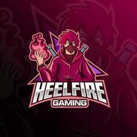 Flame E Sport Gaming Logo Flame Stock Vector (Royalty Free) 1456980515