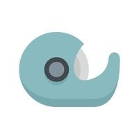 Dispenser tape icon flat isolated vector