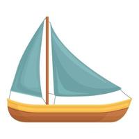 vector de dibujos animados de icono de barco de filipinas. viajes culturales