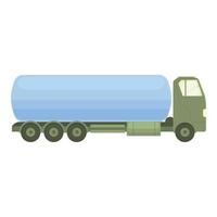 Vehicle tanker icon cartoon vector. Truck gasoline vector