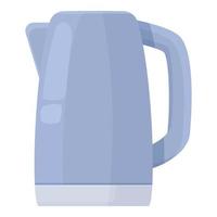 Electric kettle icon cartoon vector. Water glass vector