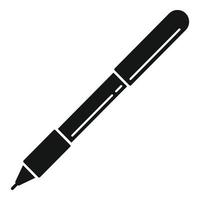 Stroke pencil icon simple vector. Nib tool vector