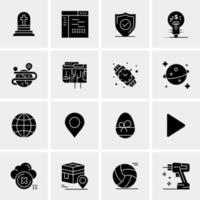 16 Universal Business Icons Vector Creative Icon Illustration to use in web and Mobile Related project