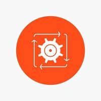 Workflow Automation Development Flow Operation vector