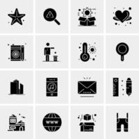 16 Universal Business Icons Vector Creative Icon Illustration to use in web and Mobile Related project