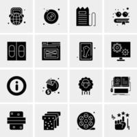 16 Universal Business Icons Vector Creative Icon Illustration to use in web and Mobile Related project