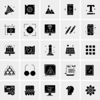 25 Universal Business Icons Vector Creative Icon Illustration to use in web and Mobile Related project