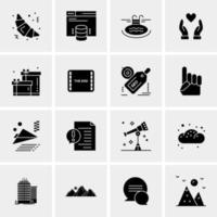 16 Business Universal Icons Vector Creative Icon Illustration to use in web and Mobile Related project