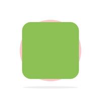 Box Checkbox Unchecked Abstract Circle Background Flat color Icon vector