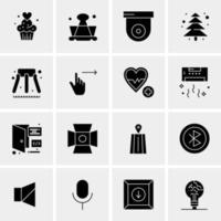 16 Business Universal Icons Vector Creative Icon Illustration to use in web and Mobile Related project