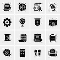 16 Business Universal Icons Vector Creative Icon Illustration to use in web and Mobile Related project