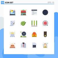 Stock Vector Icon Pack of 16 Line Signs and Symbols for viennese cookie communication belgian user Editable Pack of Creative Vector Design Elements