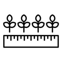 Precision Farming Line Icon vector