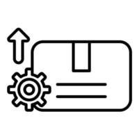 Product Backlog Line Icon vector