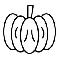 Pumpkin Line Icon vector