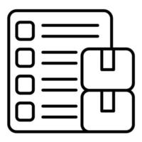 Production Priorities Line Icon vector