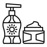 Beauty Product Line Icon vector