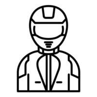 Racer Line Icon vector