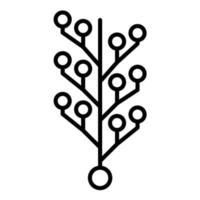 Phylogenetics Line Icon vector