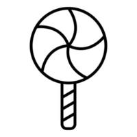 Lollipop Line Icon vector