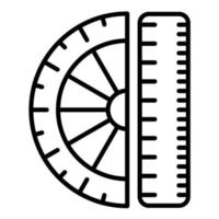 Ruler Line Icon vector