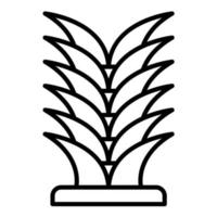 Yucca Line Icon vector