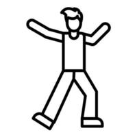 Dancing Line Icon vector