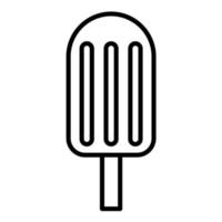 Ice Lolly Line Icon vector