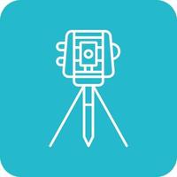 Laser Level Line Round Corner Background Icons vector